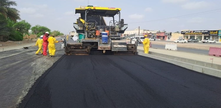 Al Khabourah road project goes green with rubber asphalt