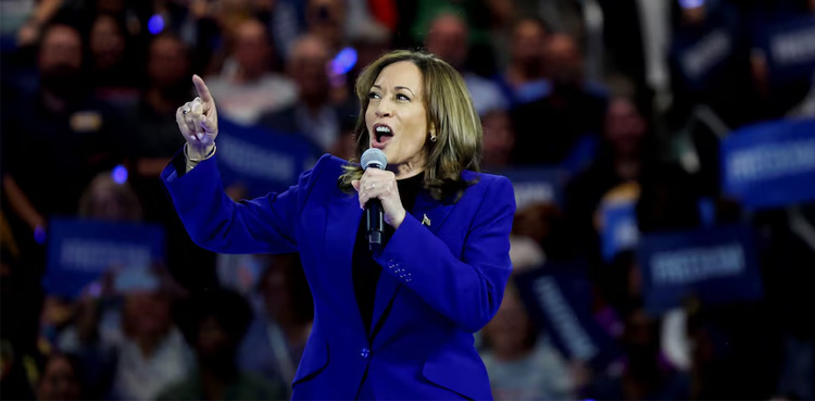 Harris vows tougher approach on migration, supports weapons for Israel