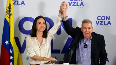 Reuters Opposition leader Maria Corina Machado says its candidate Edmundo Gonzalez received more than double the support of Nicolas Maduro