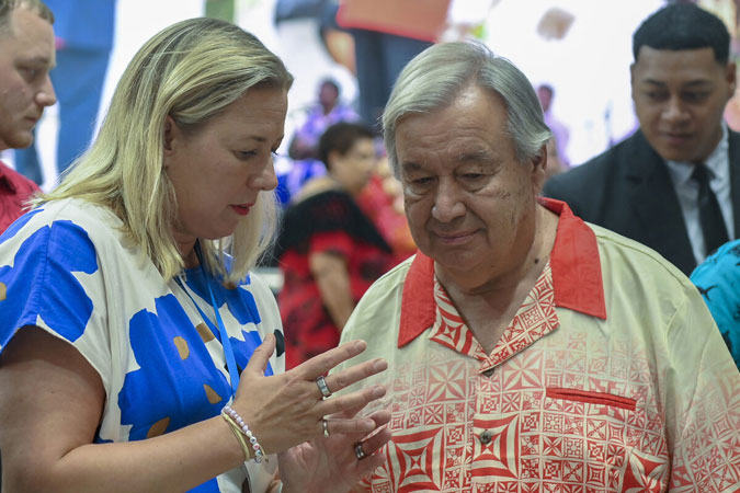 UN's Guterres issues 'global SOS' over fast-rising Pacific ocean - Daily Times