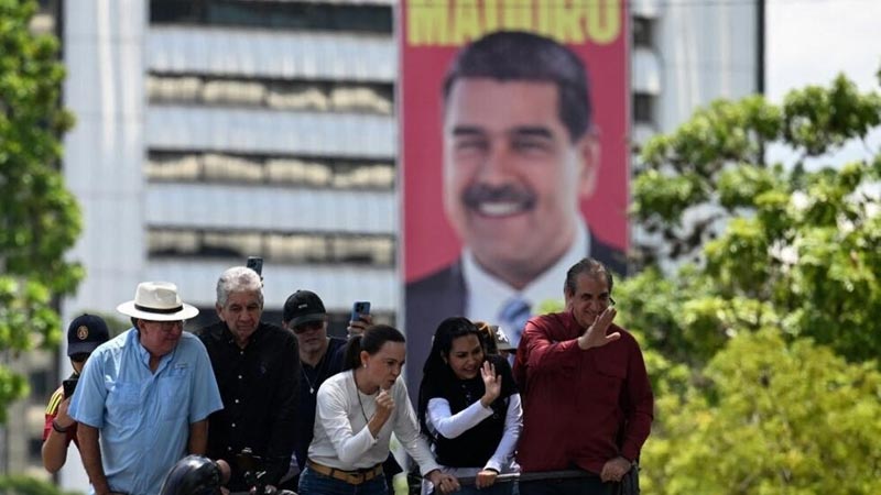 Venezuelan opposition holds nationwide rallies against Maduro reelection claim - Daily Times