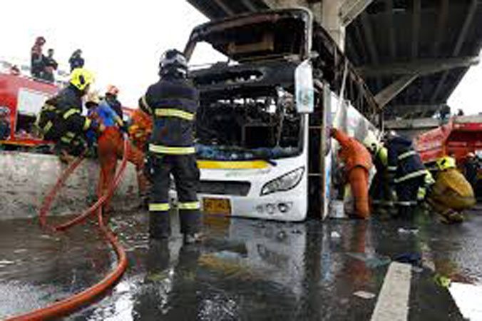 At least 25 students dead in Thailand school bus inferno - Daily Times