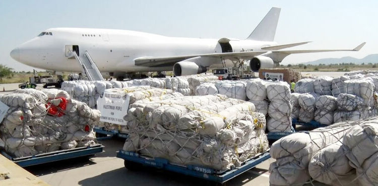 Pakistan dispatches humanitarian aid to war-hit Gaza, Lebanon