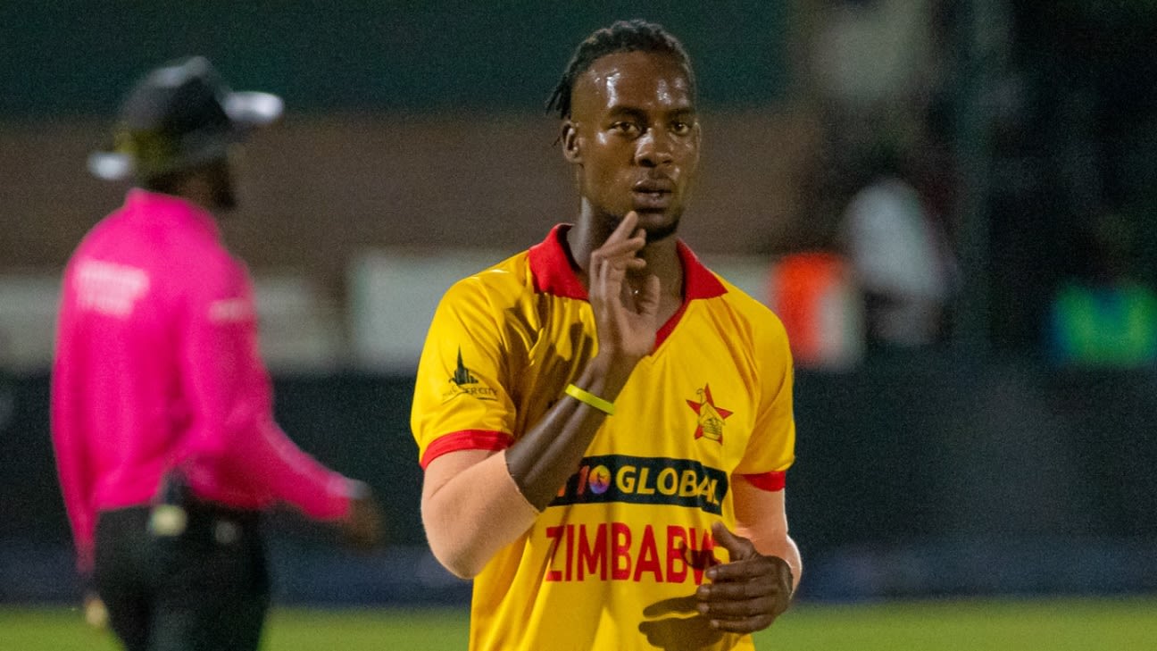 Zimbabwe name Tashinga Musekiwa and Tinotenda Maposa for T20 World Cup regional qualifiers