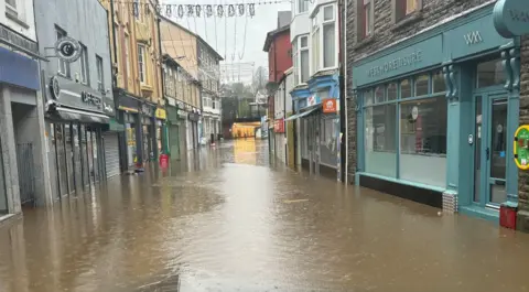 Flooded street 