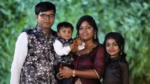 Jagdish Patel, 39, Vaishailben Patel, 37, and their children Vihangi, 11, and Dharkmik, 3, died from exposure due to the frigid cold in Manitoba, Canada.