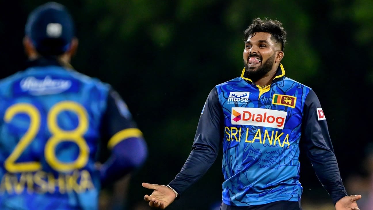 SL vs NZ - ODI series Hasaranga ruled out of NZ ODIs with hamstring injury; Hemantha called up