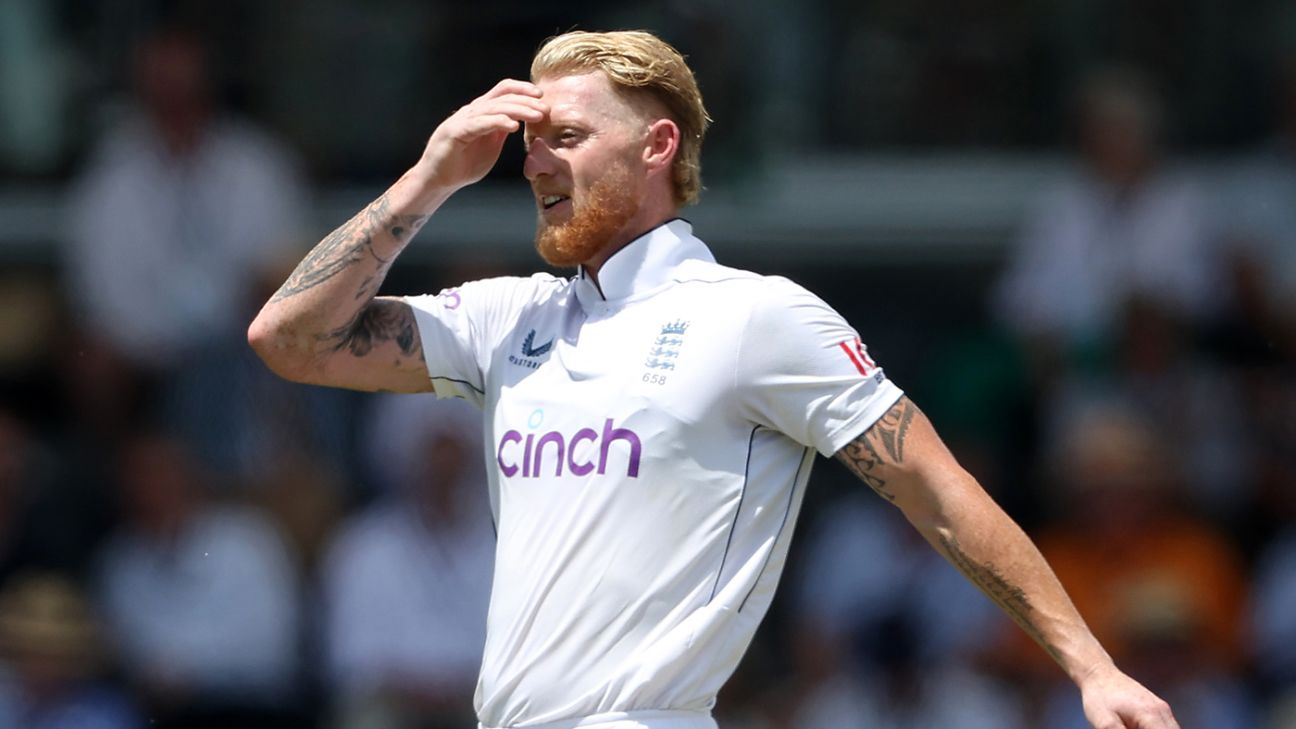 Ben Stokes injury - Back stiffness gives England scare