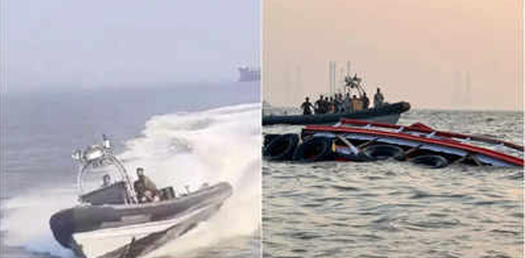 Indian Navy personnel among 13 killed as speedboat collides with ferry