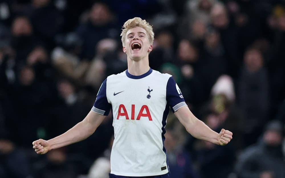 Lucas Bergvall scored his first goal for Tottenham Hotspur to give his side a surprise 1-0 victory over holders Liverpool.