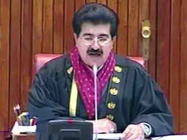 sadiq sanjrani screengrab