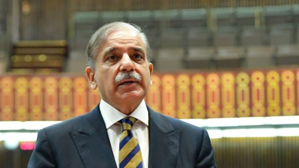 prime minister shehbaz sharif addressing the national assembly on tuesday april 4 2023 photo app