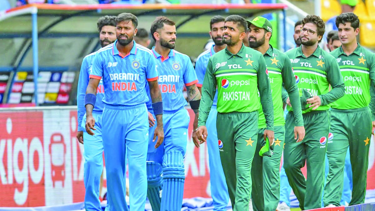 india and pakistan are set to meet at the icc champions trophy on february 23 in dubai photo afp file