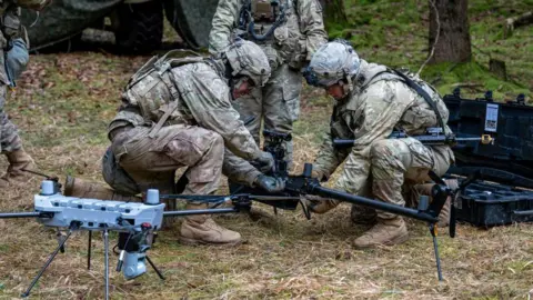 Getty Images American soldiers training in Germany 