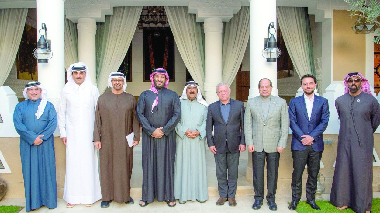 arab leaders pose for a picture in riyadh photo afp