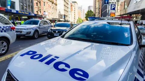 Getty Images Police car in Melbourne