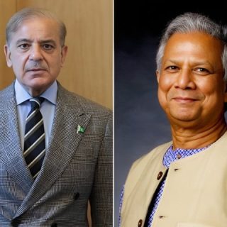 prime minister shehbaz sharif and bangladesh chief advisor dr muhammad younis photo file