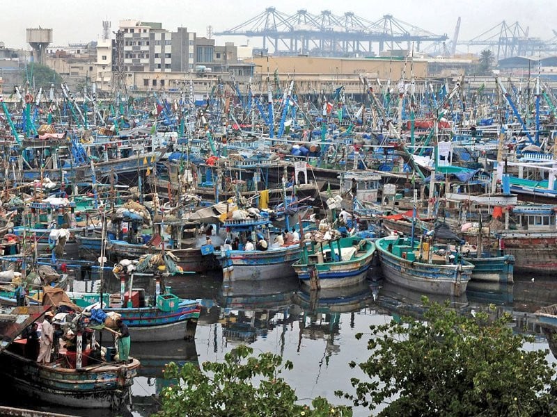 a photo of gridlock at the port afp file