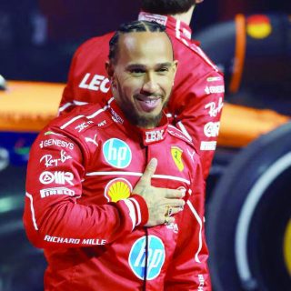 ferrari s lewis hamilton during the formula one 75 live season launch at the o2 london britain on february 18 photo reuters