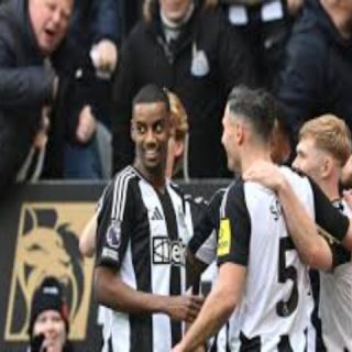 newcastle s alexander isak celebrates scoring against nottingham photo afp