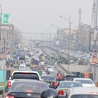 peshawar being the main trade center in the province attracts thousands of people creating almost a gridlock on the city roads photo express