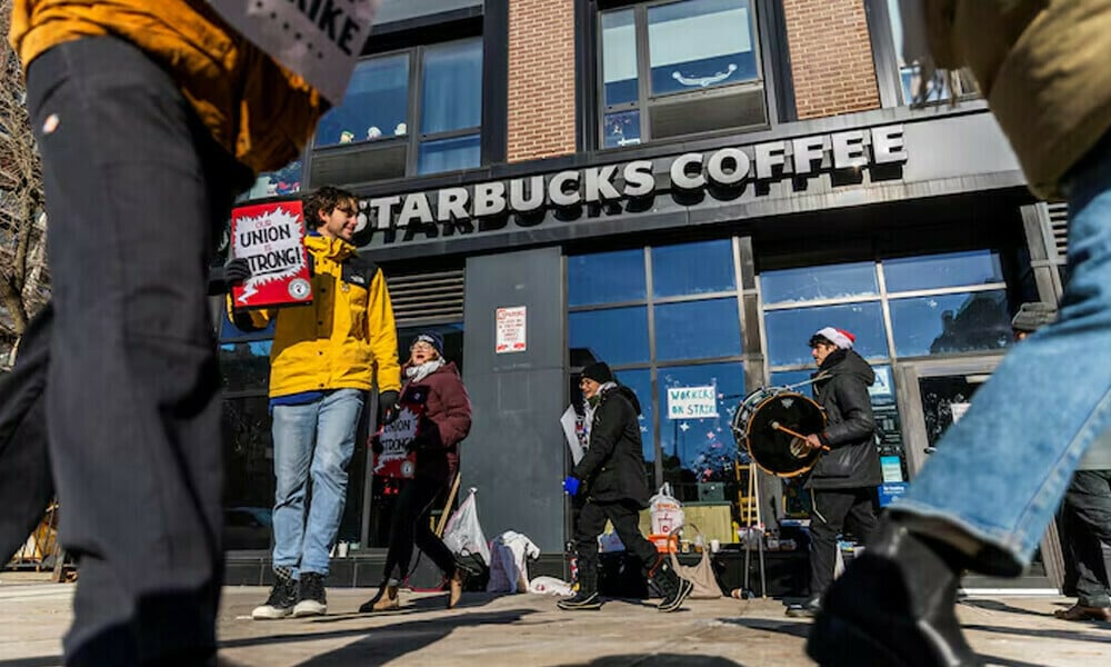 starbucks employs about 211 000 people in the us and around 150 000 employees internationally according to its 2024 report photo reuters