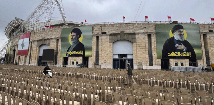 Tens of thousands mourn Hezbollah's slain leader Nasrallah in mass funeral