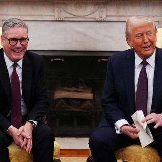 uk prime minister sir keir starmer hands an invitation from king charles iii for a second state visit to us president donald trump at the white house in washington dc us on february 27 2025 photo reuters