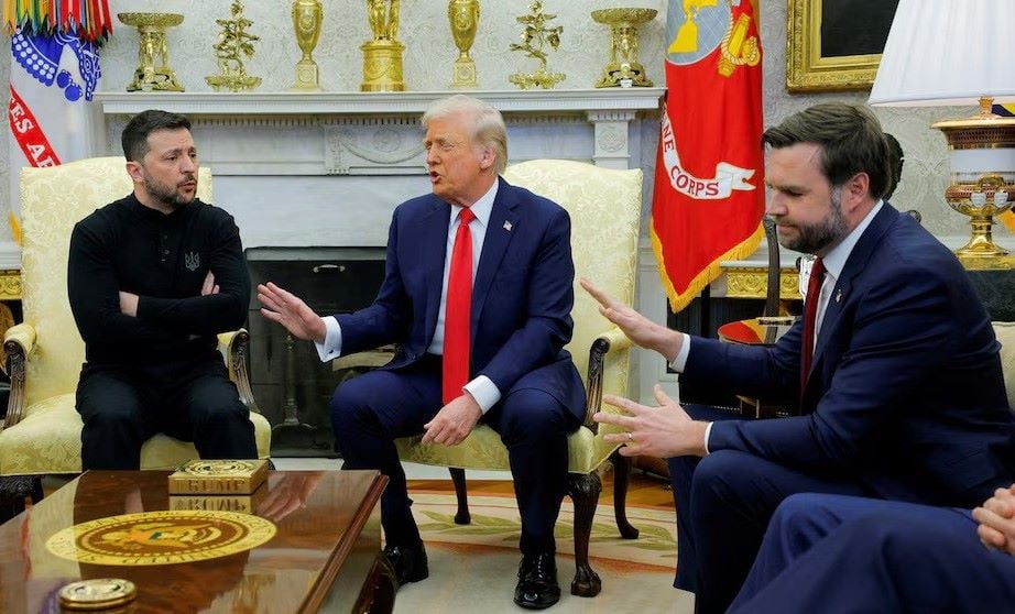 trump vance blast zelenskyy call him disrespectful at white house photo reuters