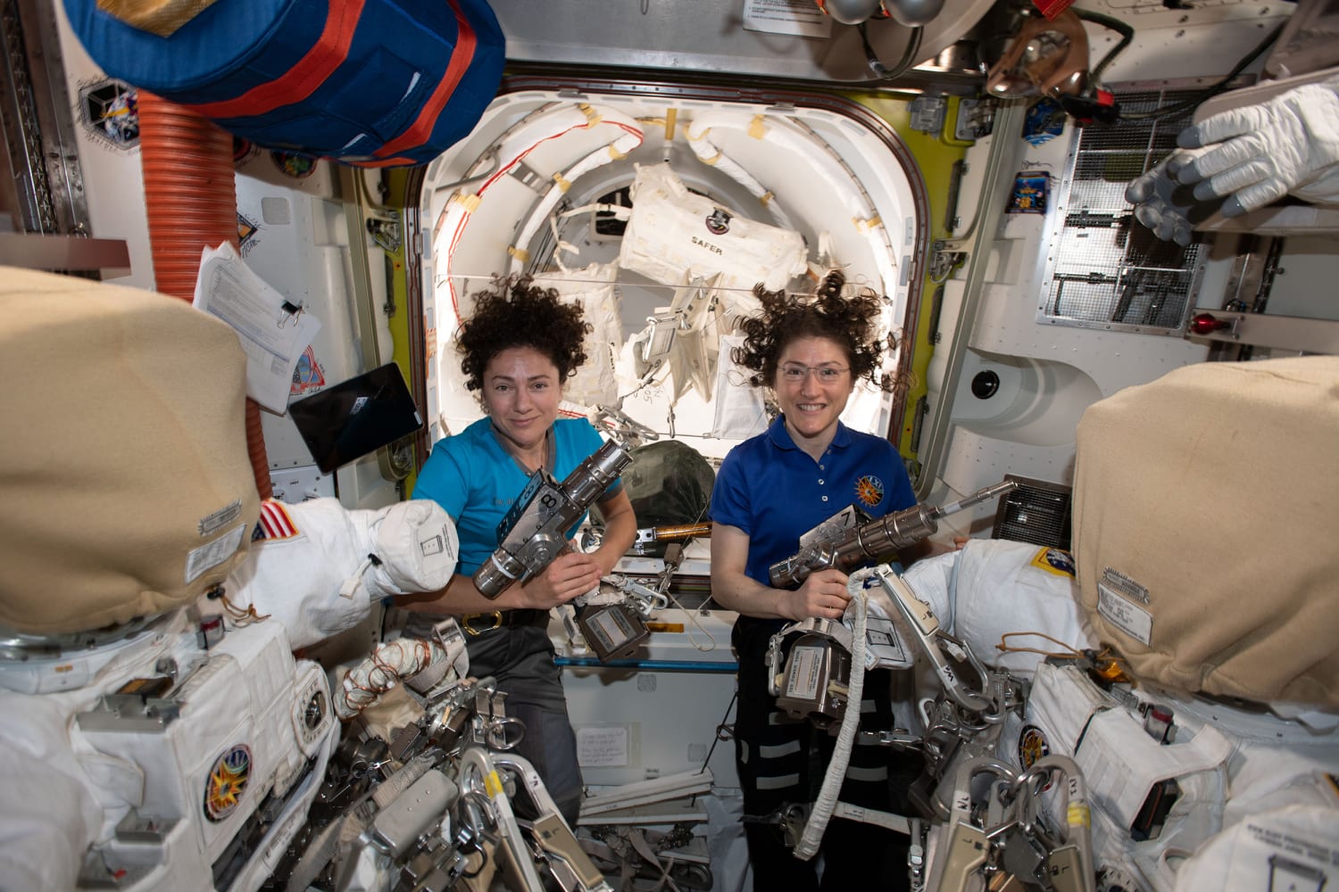 NASA astronauts make history with first all-female spacewalk