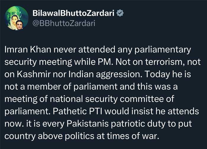 Asif, Bilawal blast PTI for prioritising political interests over national