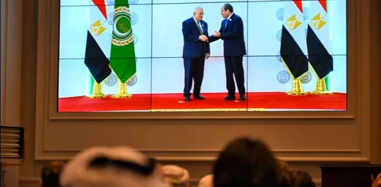 Arab leaders meet to hash out Gaza plan as Hamas urges against displacement