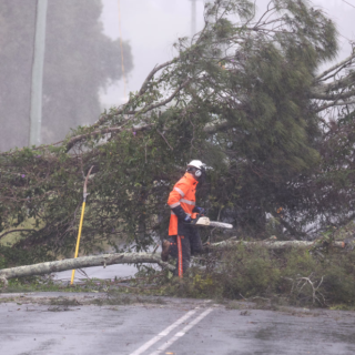 hundreds of thousands of residents in eastern australia remain without electricity after cyclone alfred battered the region with heavy rain strong winds and widespread flooding photo reuters