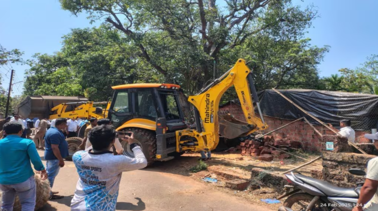 bulldozer action against maharashtra man for raising pakistan zindabad slogan photo nitish n rane x handle via financial express