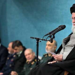 iran s supreme leader ayatollah ali khamenei speaks during a meeting in tehran iran march 8 2025 photo office of the iranian supreme leader