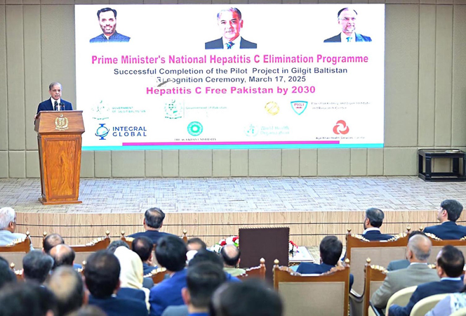 PM calls for concerted efforts to eliminate Hepatitis C from Pakistan