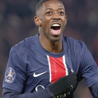 ousmane dembele was among the scorers as psg beat marseille 3 1 to go 19 points clear at the top of ligue 1 photo afp