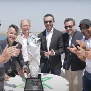 PSL X trophy unveiled in Arabian Sea