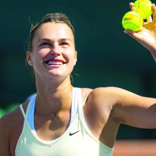 aryna sabalenka is enamoured with the new surfaces at indian wells photo afp file