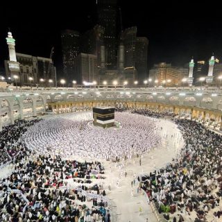 muslim pilgrims circle the kaaba and pray at the grand mosque as saudi arabia welcomes back pilgrims for the 2022 haj season after the kingdom barred foreign travellers over the last two years because of the coronavirus pandemic in the holy city of mecca saudi arabia july 1 2022 reuters