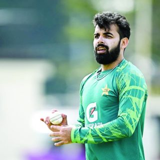 vice captain shadab khan is optimistic to lead pakistan s upcoming generation photo afp