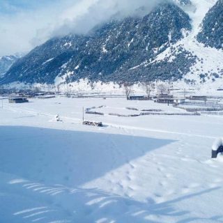 a view of the kalam valley covered in snow photo shehzad khan express