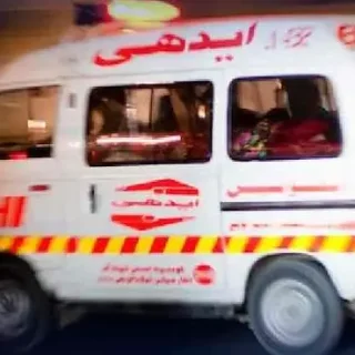 Truck runs over, traffic accident in Karachi