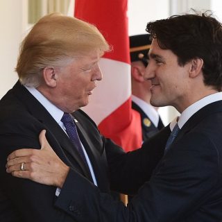 trump and trudeau are a study in contrasts their path to power their political stripes their style   they could not be more different photo afp