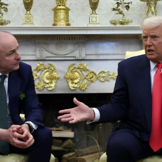 photo us president donald trump meets with irish taoiseach prime minister micheal martin at white house in washington dc us reuters