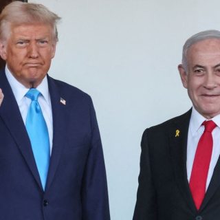 us president donald trump r meets with israel s prime minister benjamin netanyahu in the oval office of the white house in washington dc on february 4 2025 photo afp