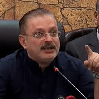 canal projects, PTI government, Sharjeel Memon